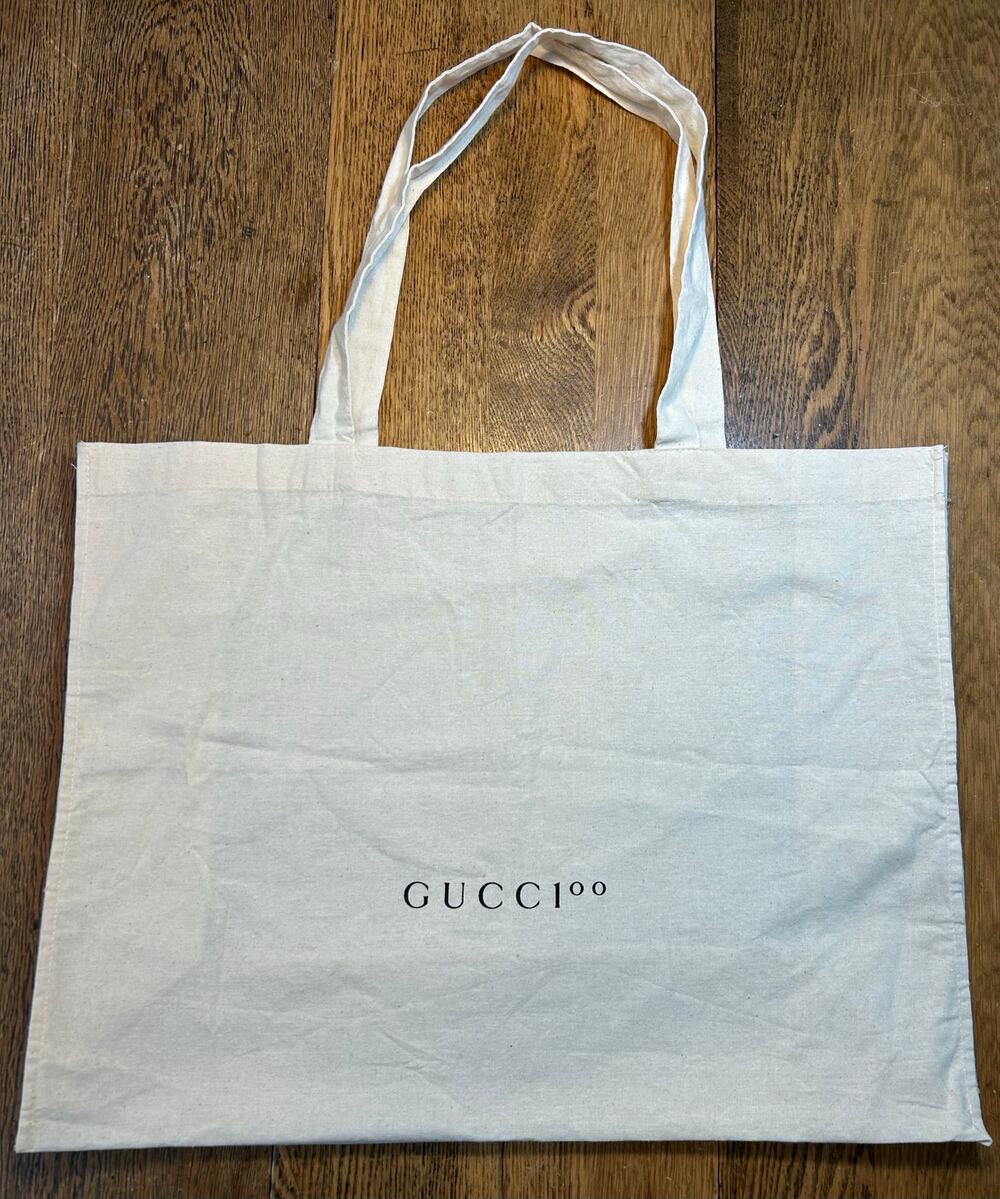 Gucci 100th Anniversary Oversized Shopping Tote Dust Bag 15”x20”